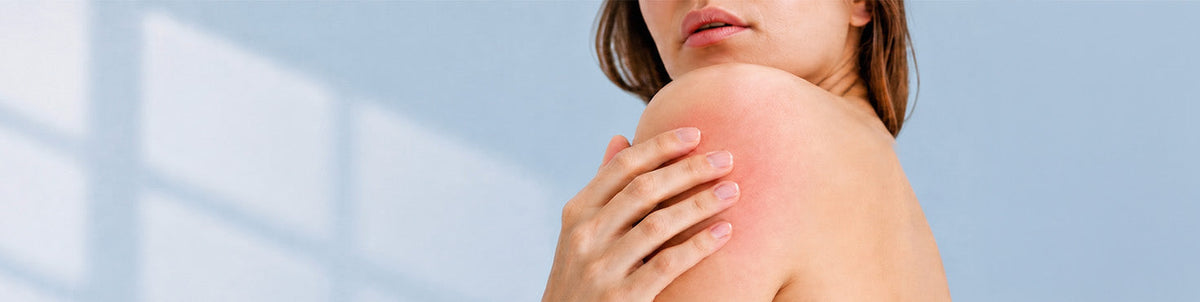 Immagine che raffigura una donna con pelle reattiva