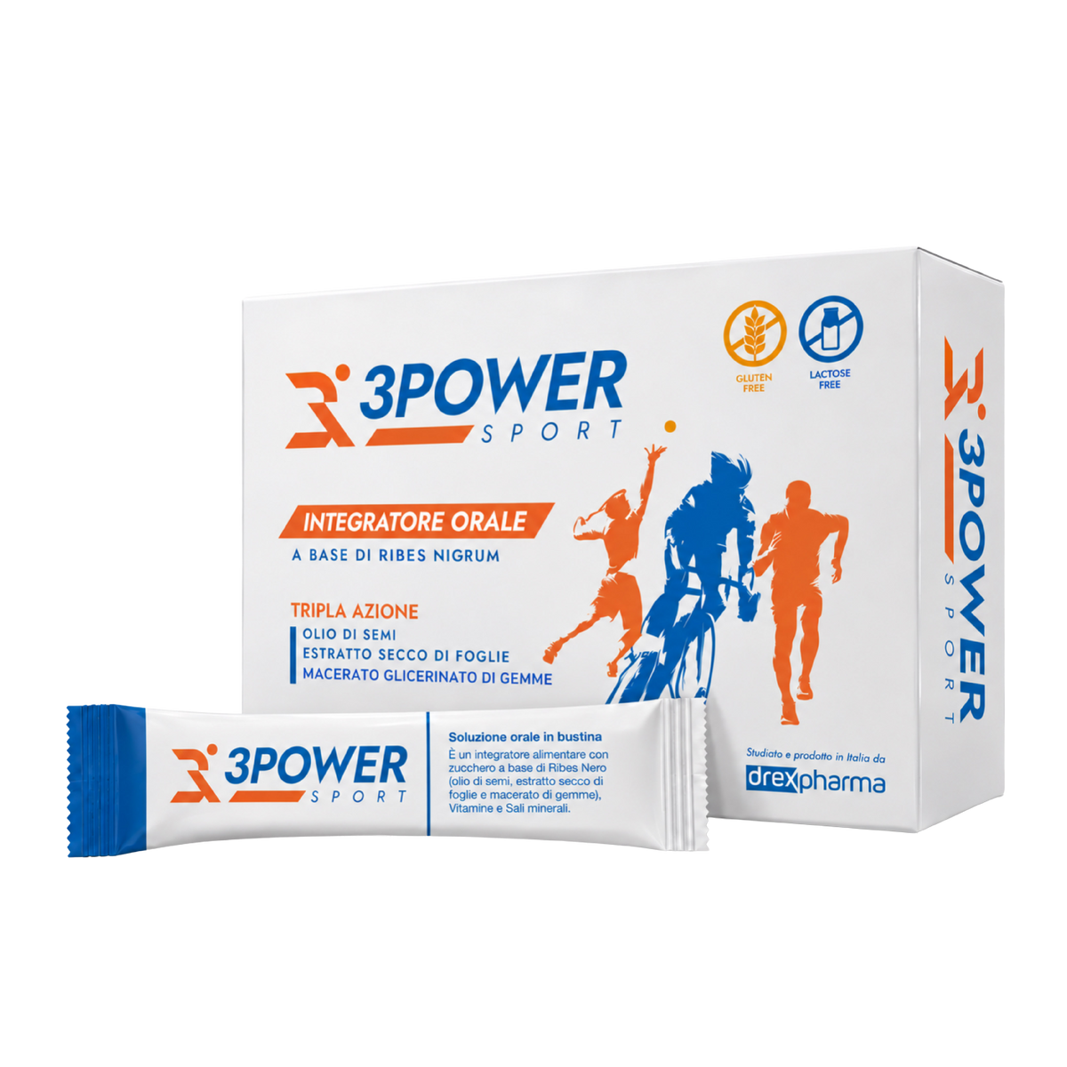 Immagine che raffigura il pack di 3Power Sport Integratore Orale