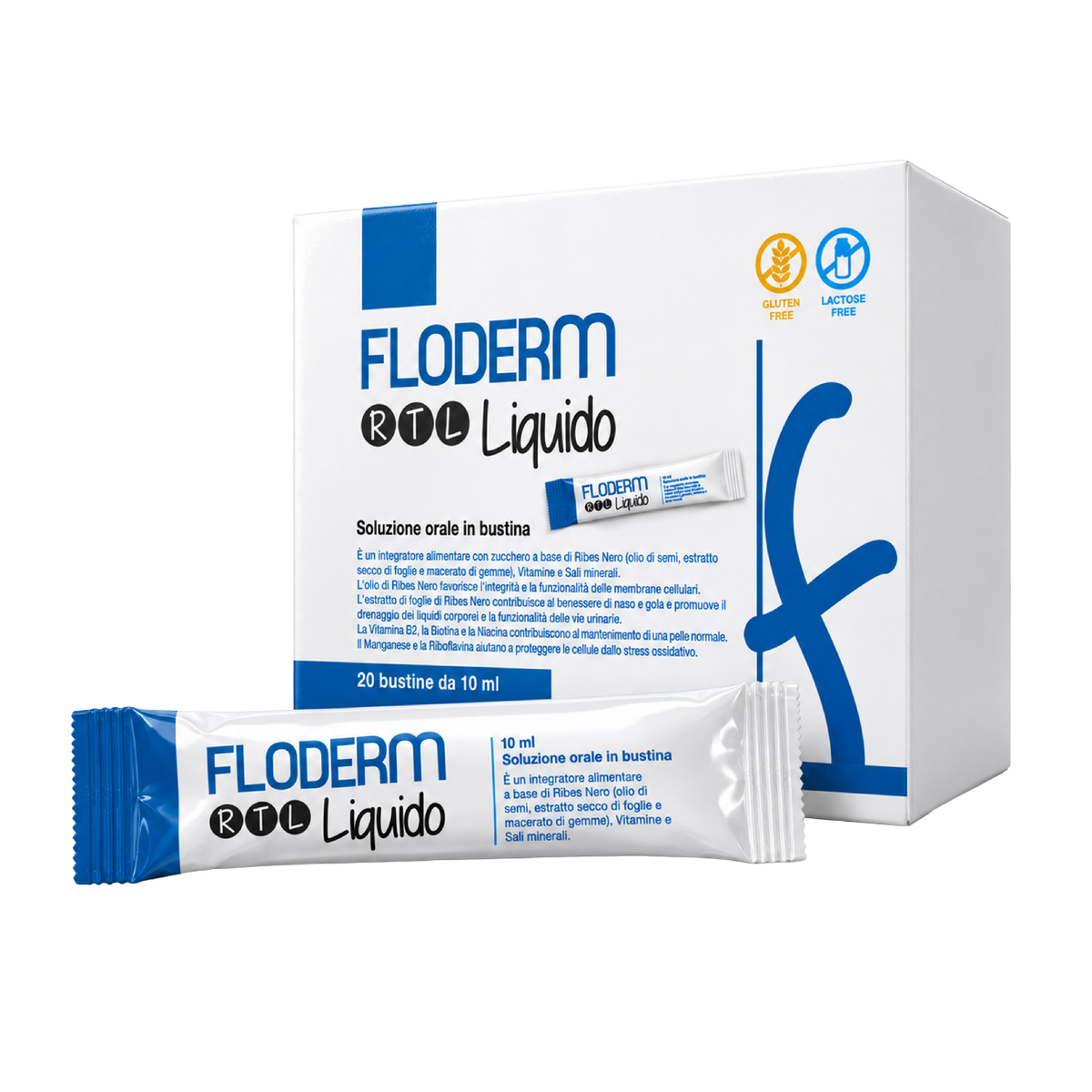Immagine che raffigura il pack di Floderm RTL Liquido