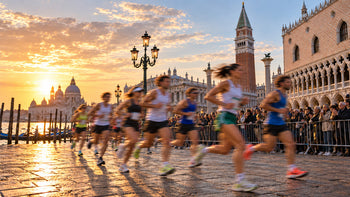 Immagine che raffigura dei runner alla Venice Marathon 