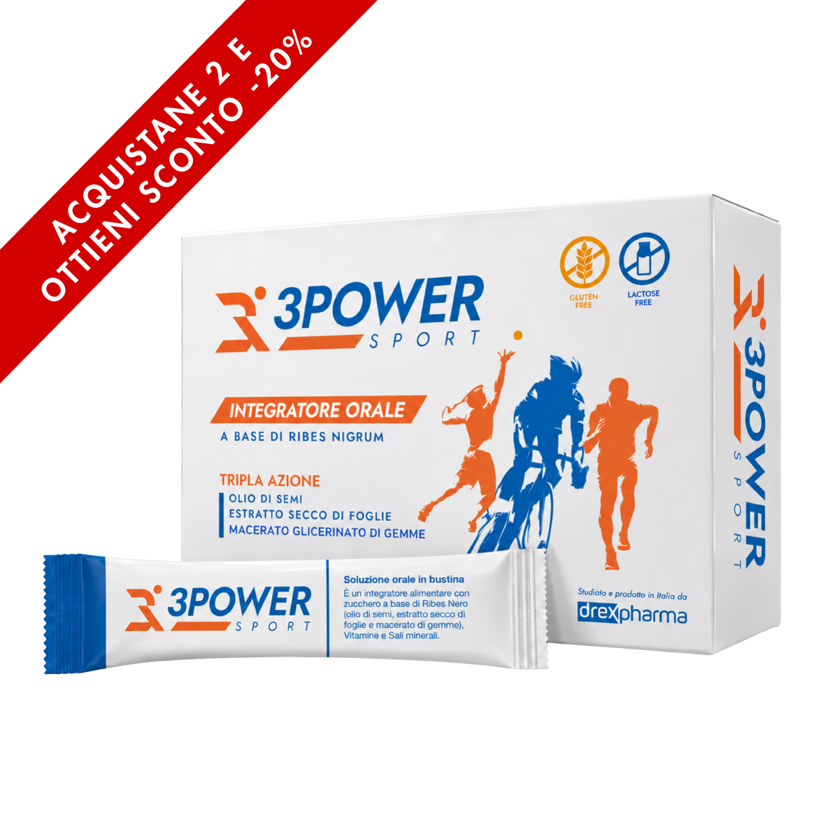 Immagine che raffigura la promo 3Power Sport Integratore Orale
