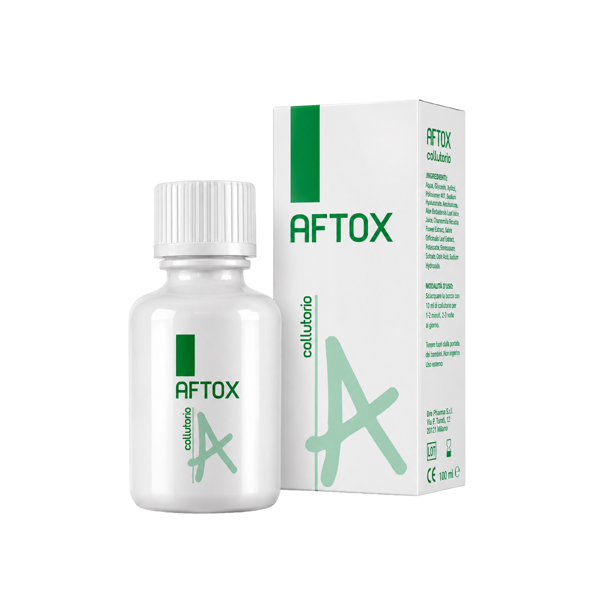 Immagine che raffigura il pack di Aftox