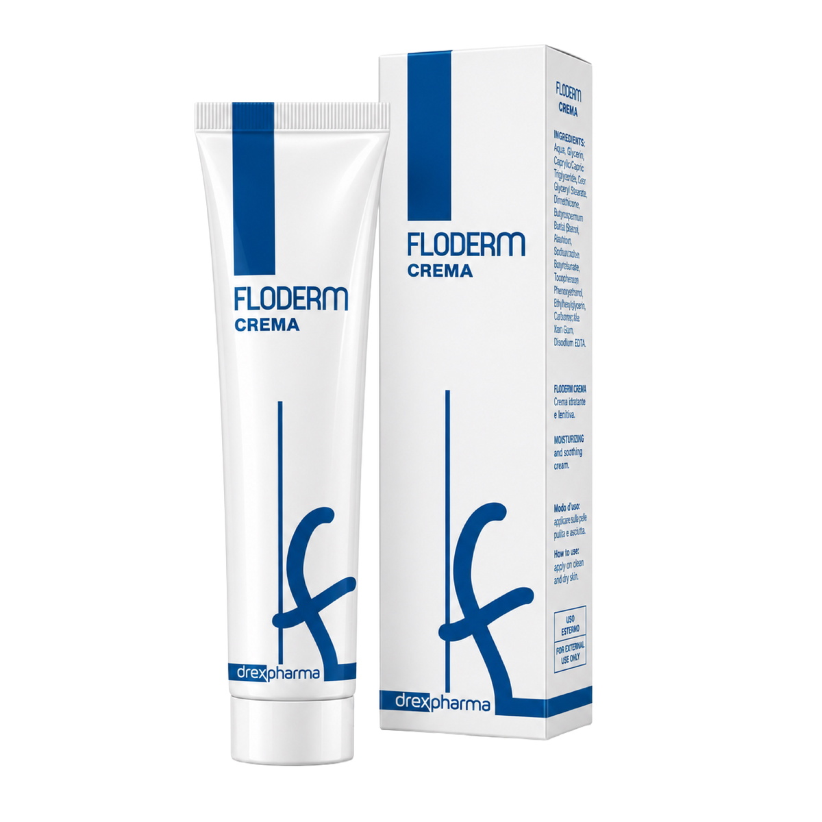 Immagine che raffigura il pack di Floderm Crema