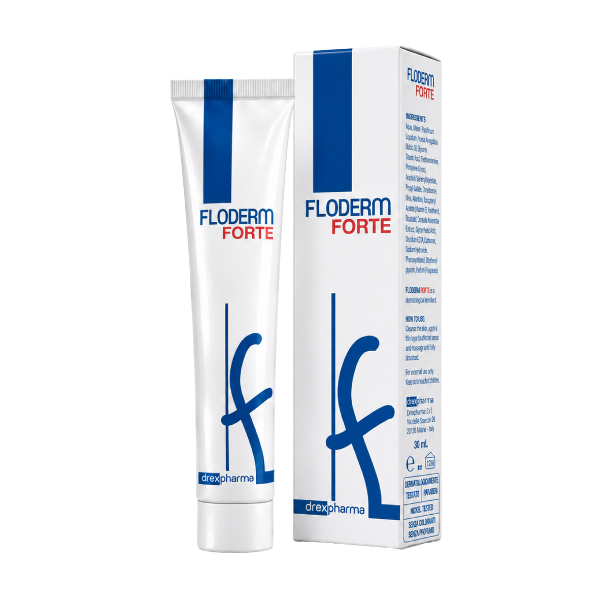 Immagine che raffigura il pack di Floderm Forte 30ml