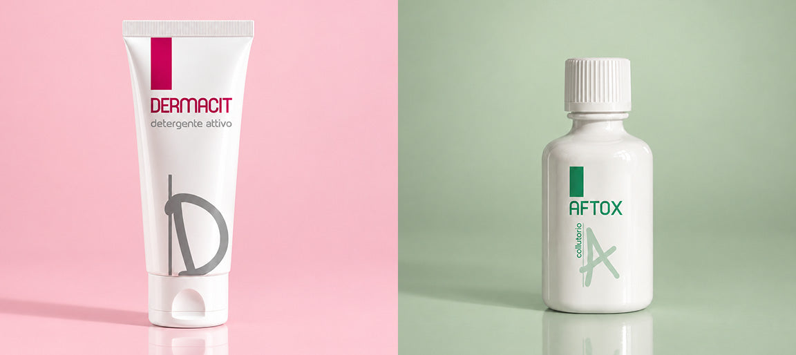 Immagine che raffigura dermacit e aftox